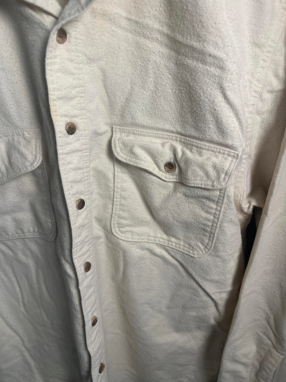 Eddie Bauer Cream Button-Up Shirt