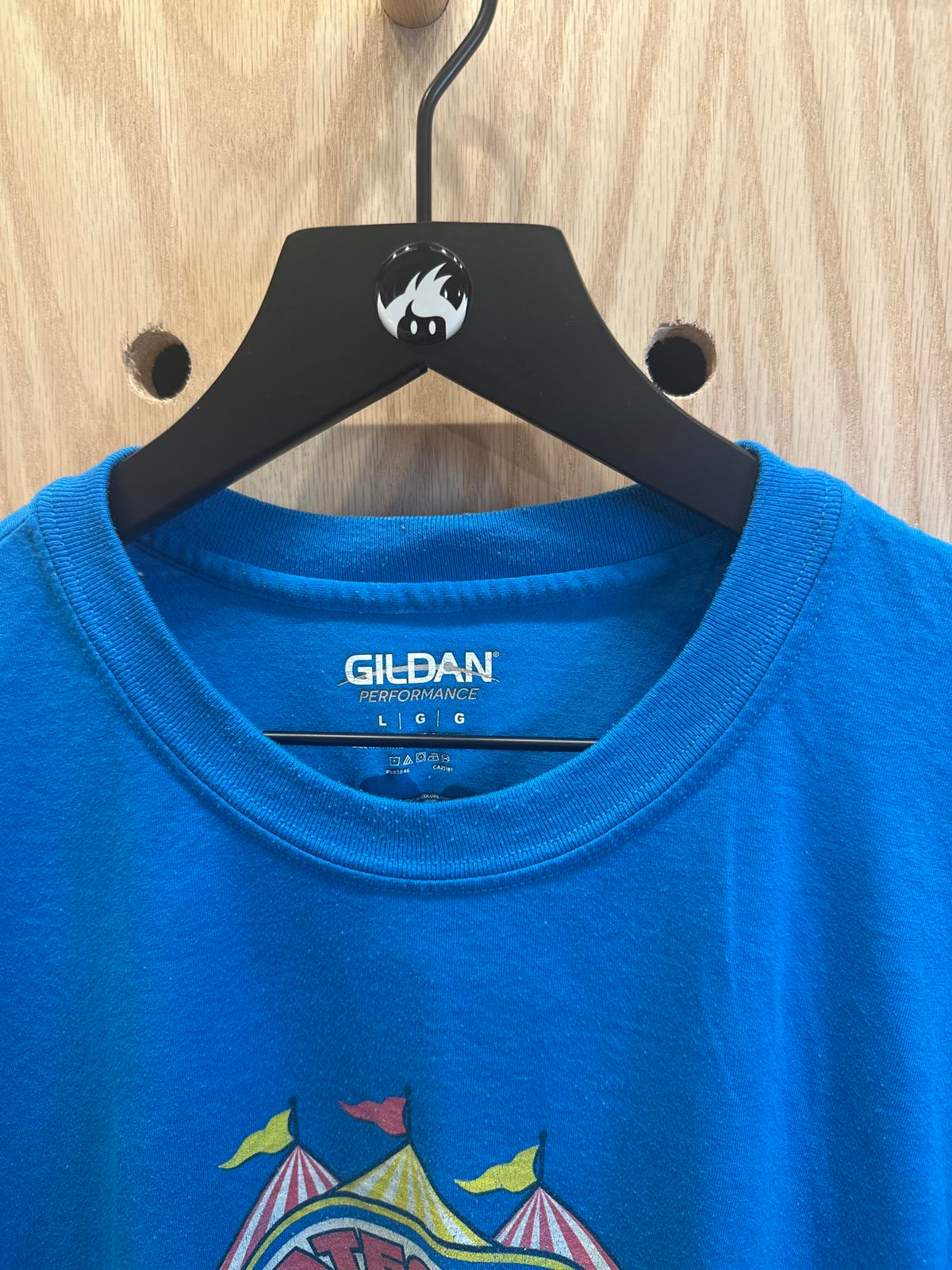 Gildan Blue Graphic T-Shirt - The Greatest Race on Earth Cheeshead Run