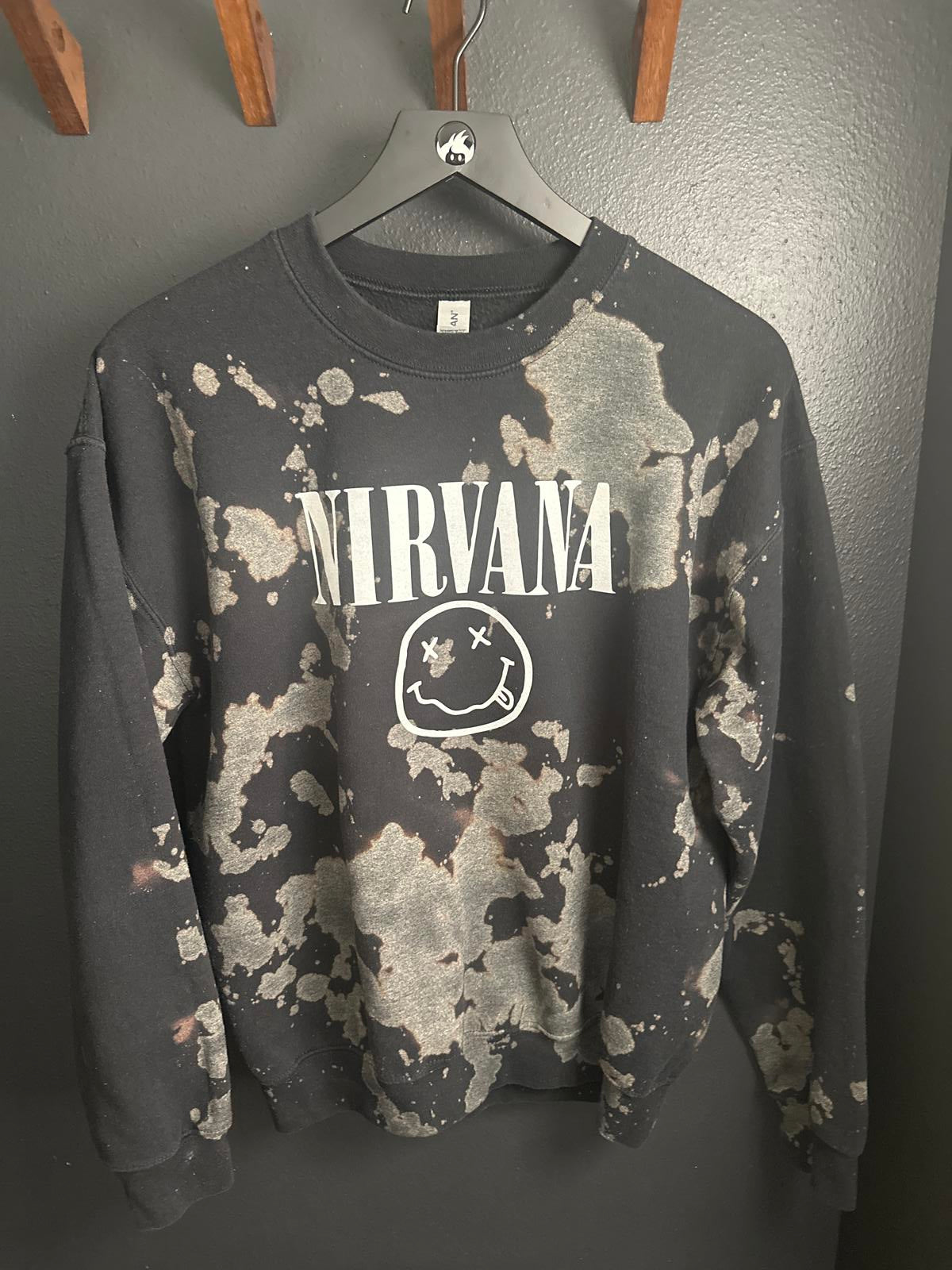Nirvana Bleached Sweatshirt/Crewneck