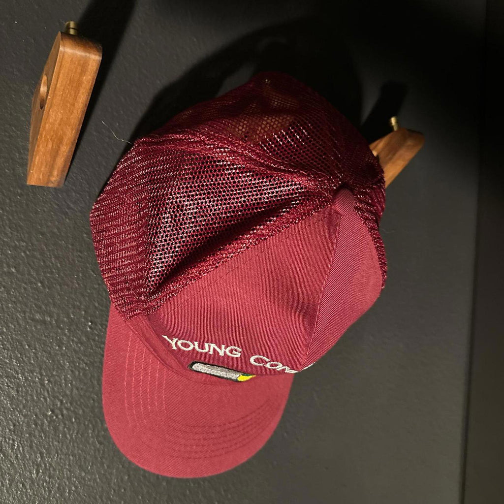 Men's Burgundy Hat