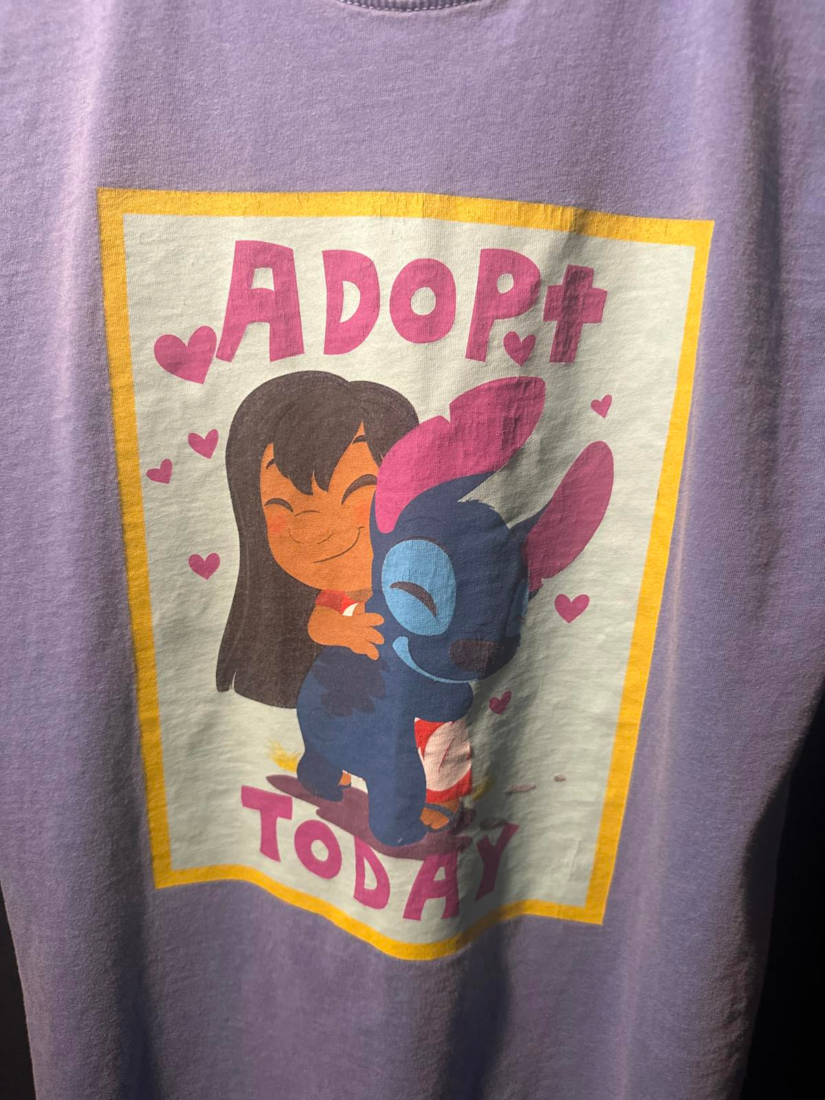 Disney Lilo and Stitch Adopt Today Graphic Tee