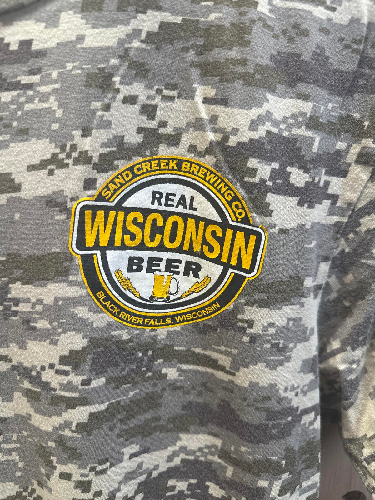 Real Wisconsin Beer Camouflage T-Shirt