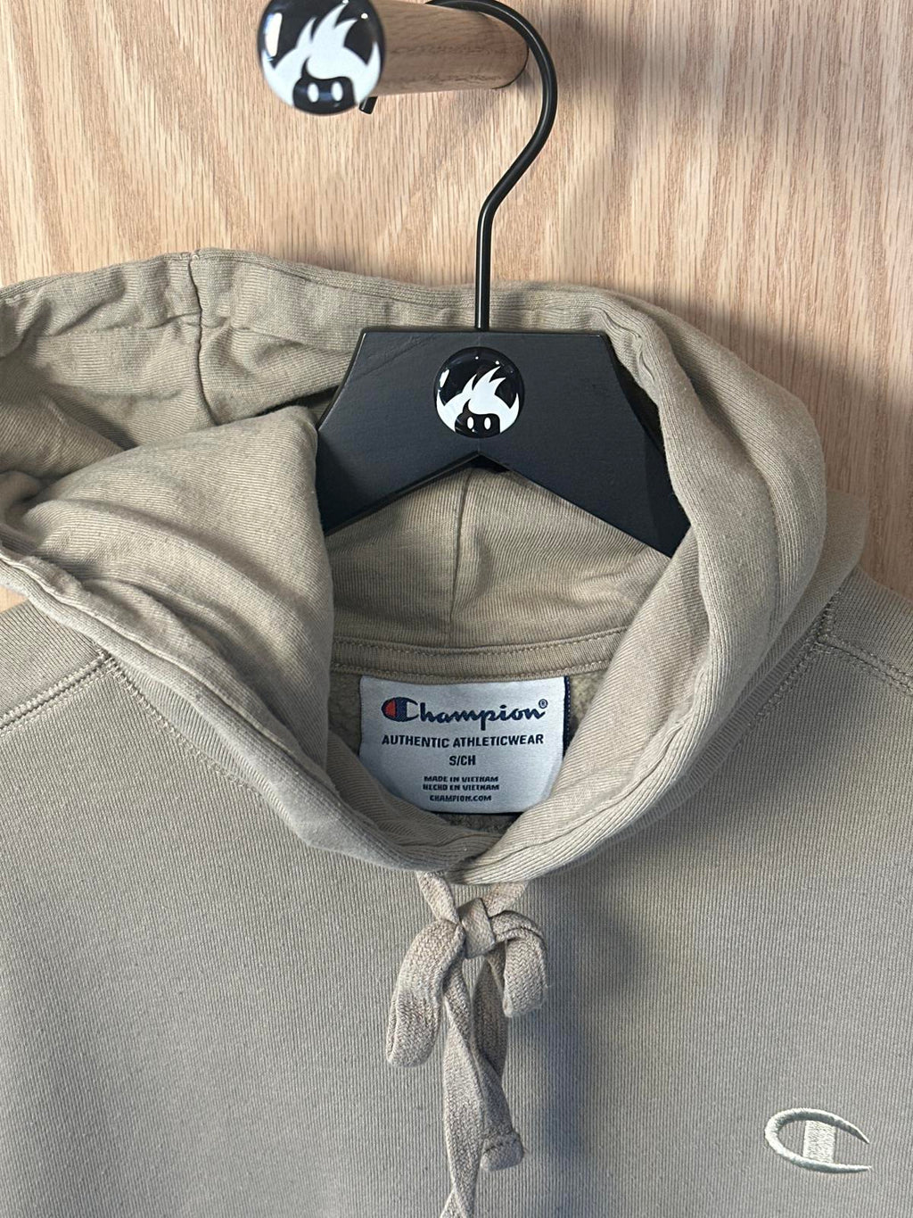 Champion Authentic Athleticwear Beige Hoodie Sweatshirt