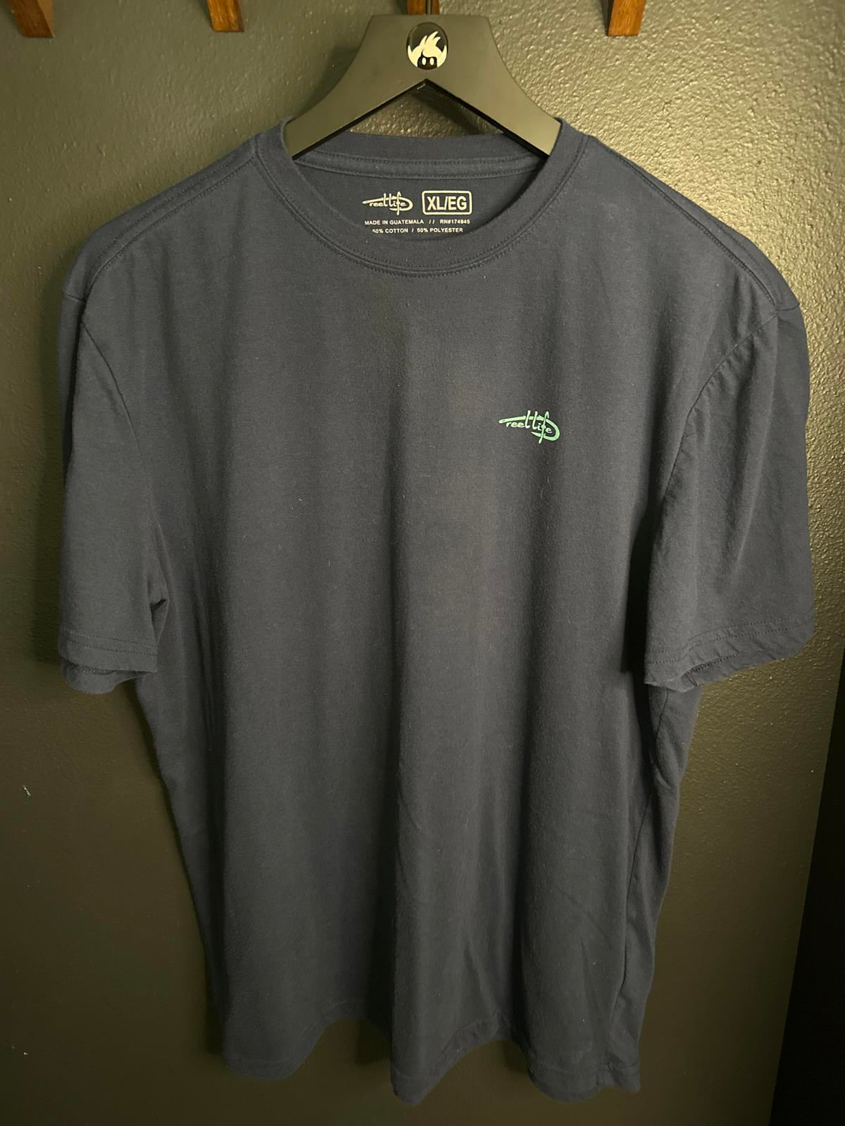 Reel Life Graphic Tee - Navy Blue - XL/EG