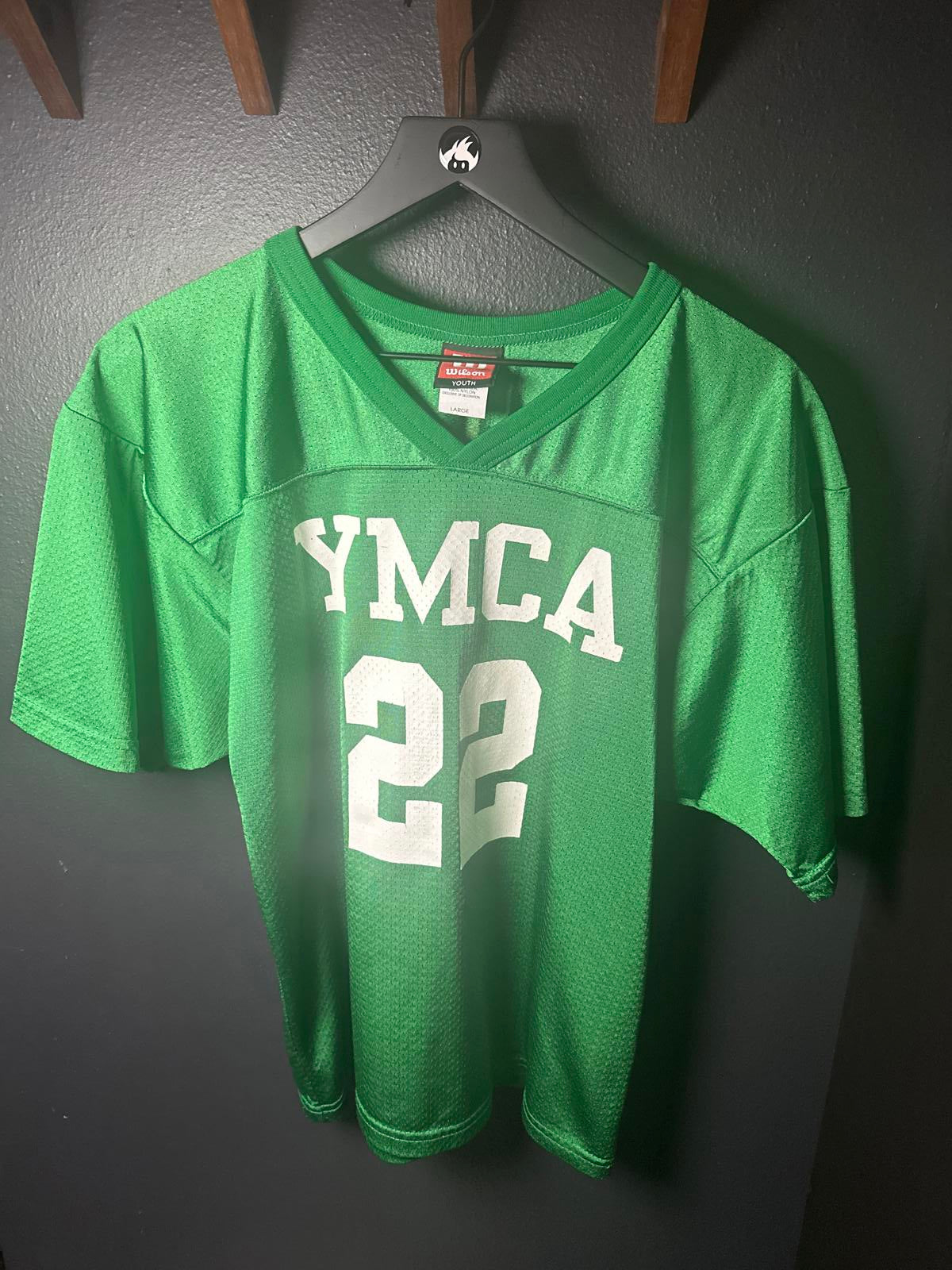 Wilson Youth YMCA Green Sports Jersey Size - Large