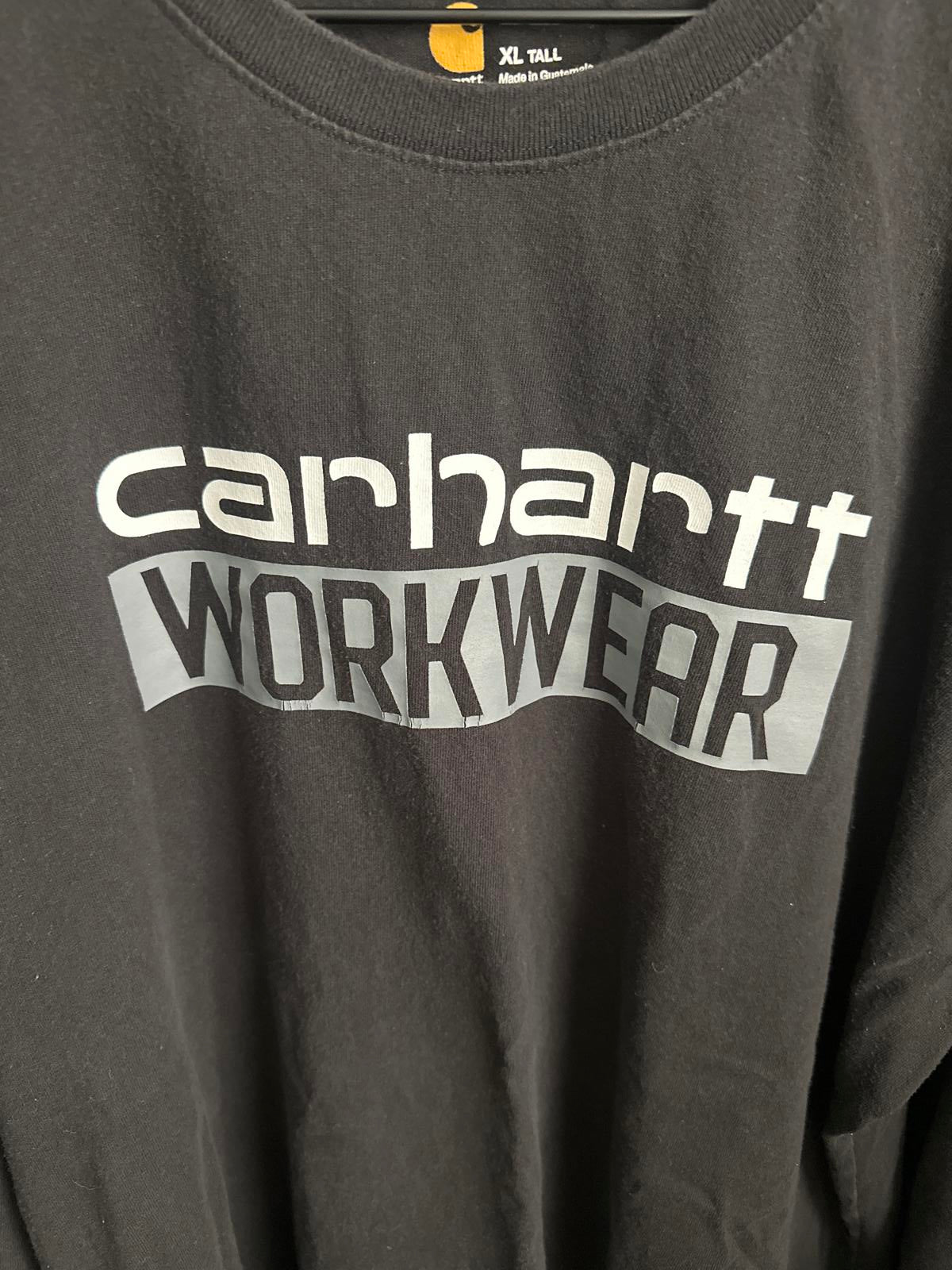 Carhartt Long Sleeve Workwear T-Shirt - XL Tall - Black