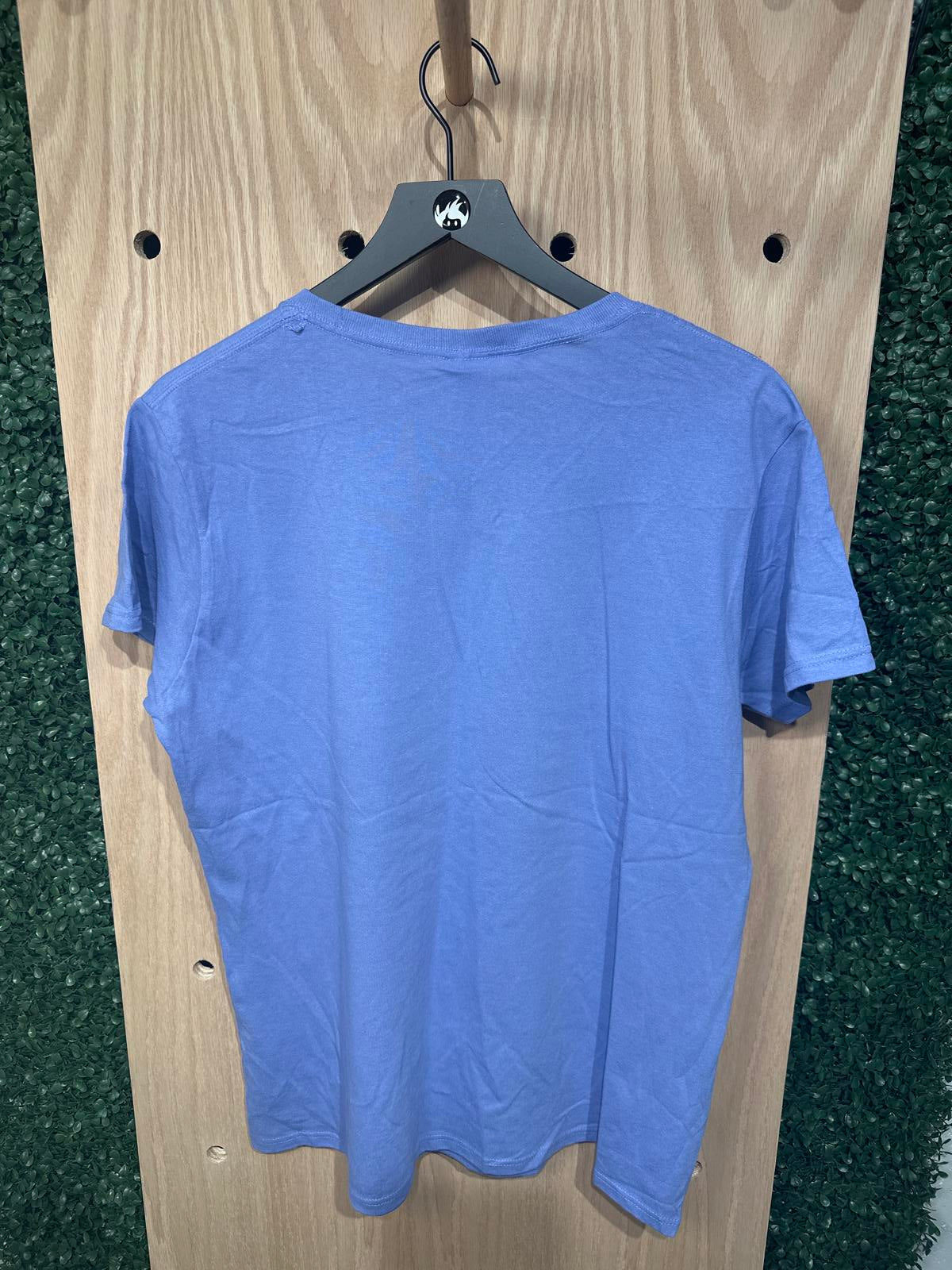 Gildan Heavy Cotton Blue Graphic CocoCa T-Shirt Woman's