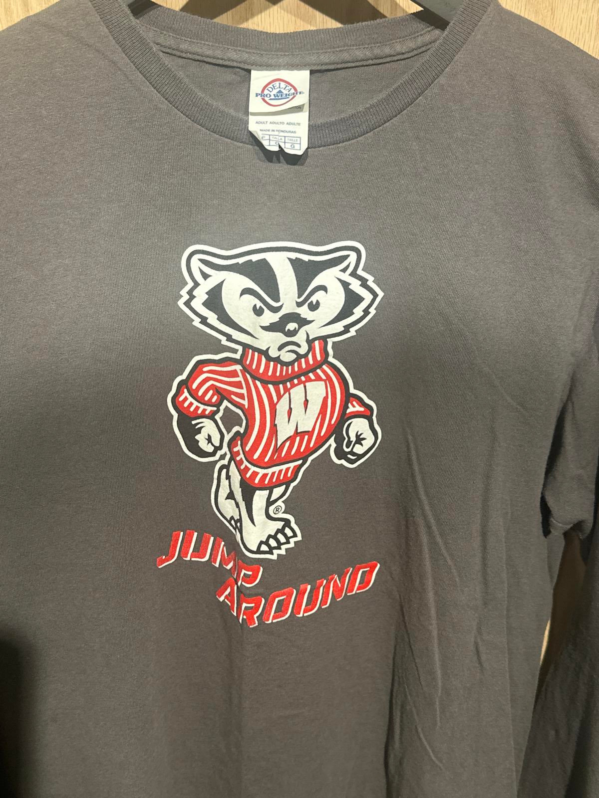 Delta Pro Weight Men's Wisconsin Badgers Long Sleeve Graphic Shirt