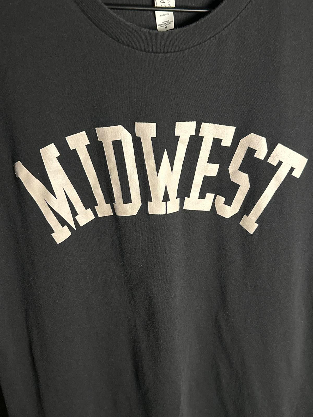 Black 'Midwest' Graphic T-Shirt, Size M