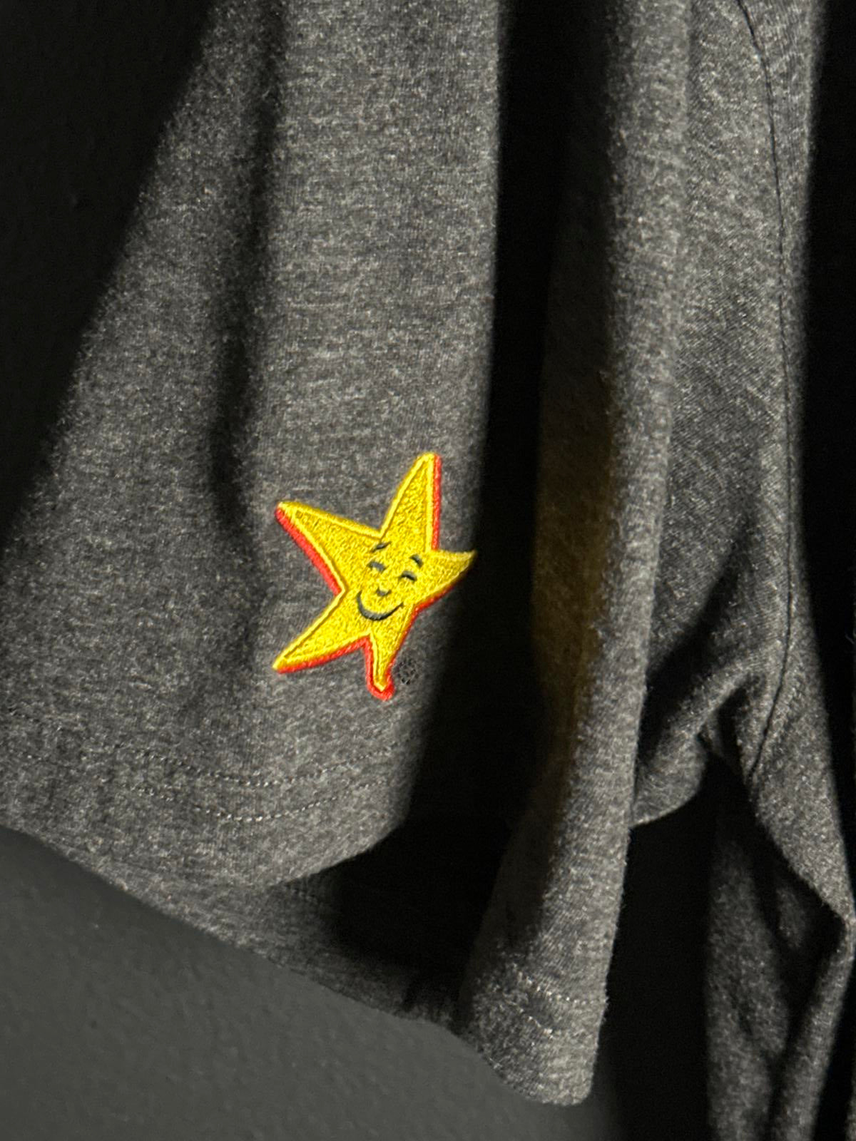 Hardee's Men's Short Sleeve T-Shirt - Gray, Served Proud Graphic