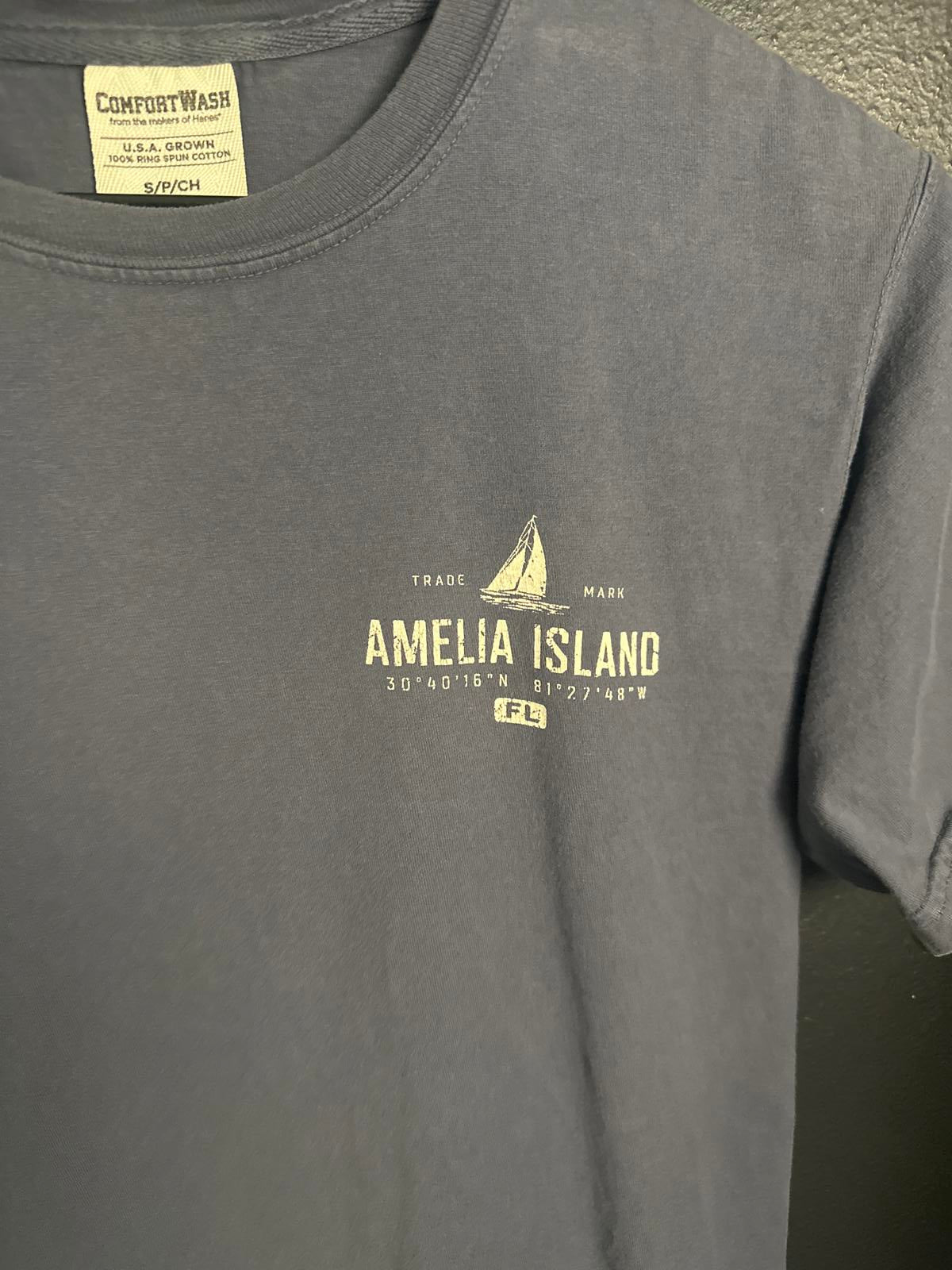 ComfortWash Amelia Island Graphic Tee - Vintage Style