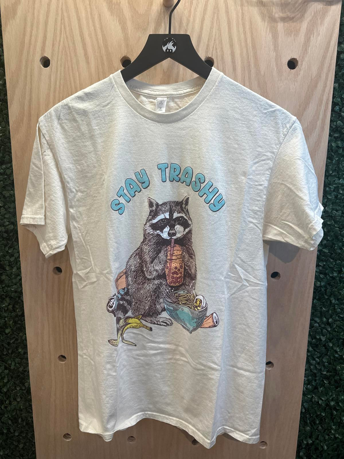 Hanes Stay Trashy Graphic T-Shirt Medium
