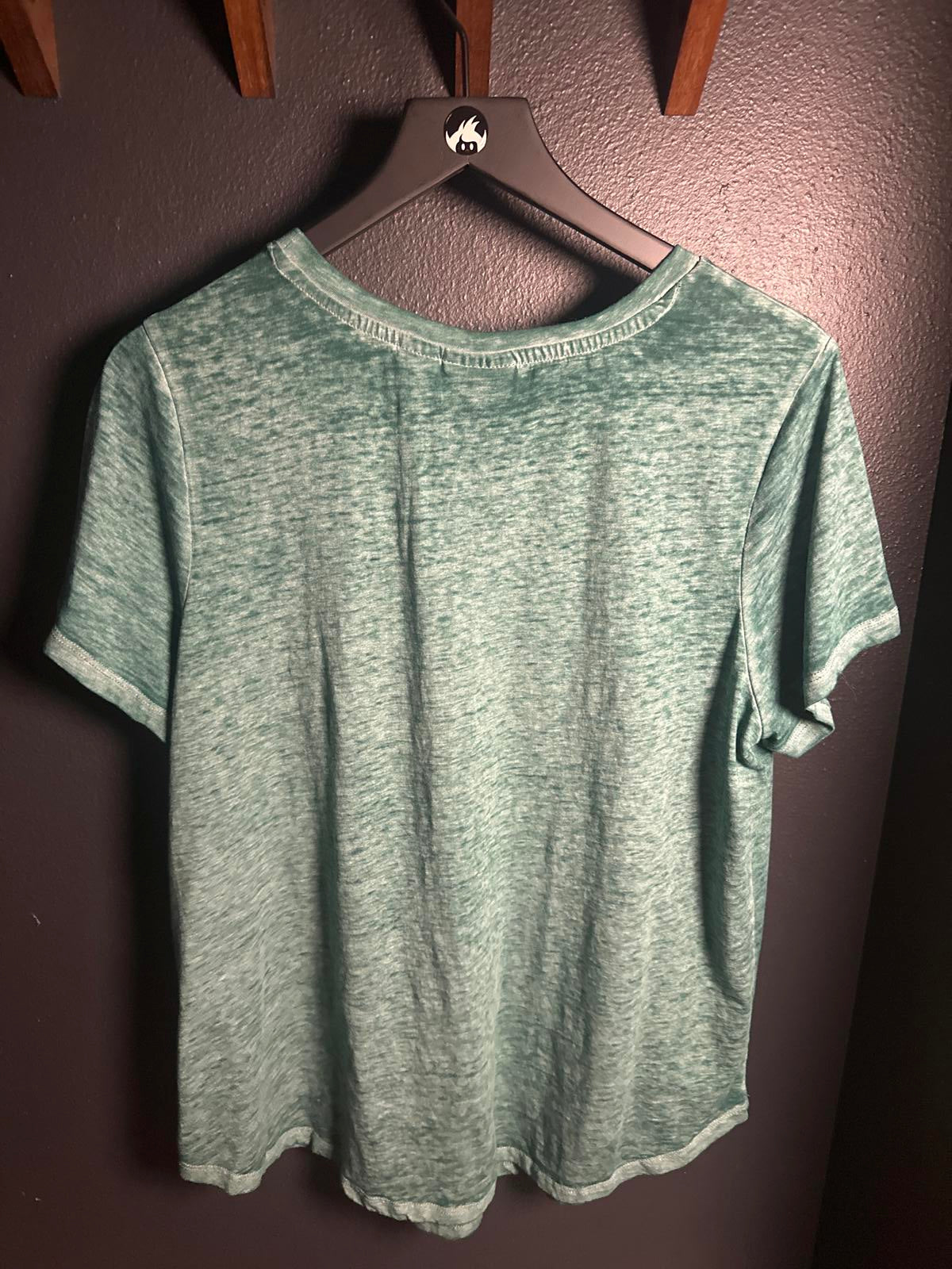Green Joei & I Graphic Women's T-Shirt with Sun and Butterfly Design