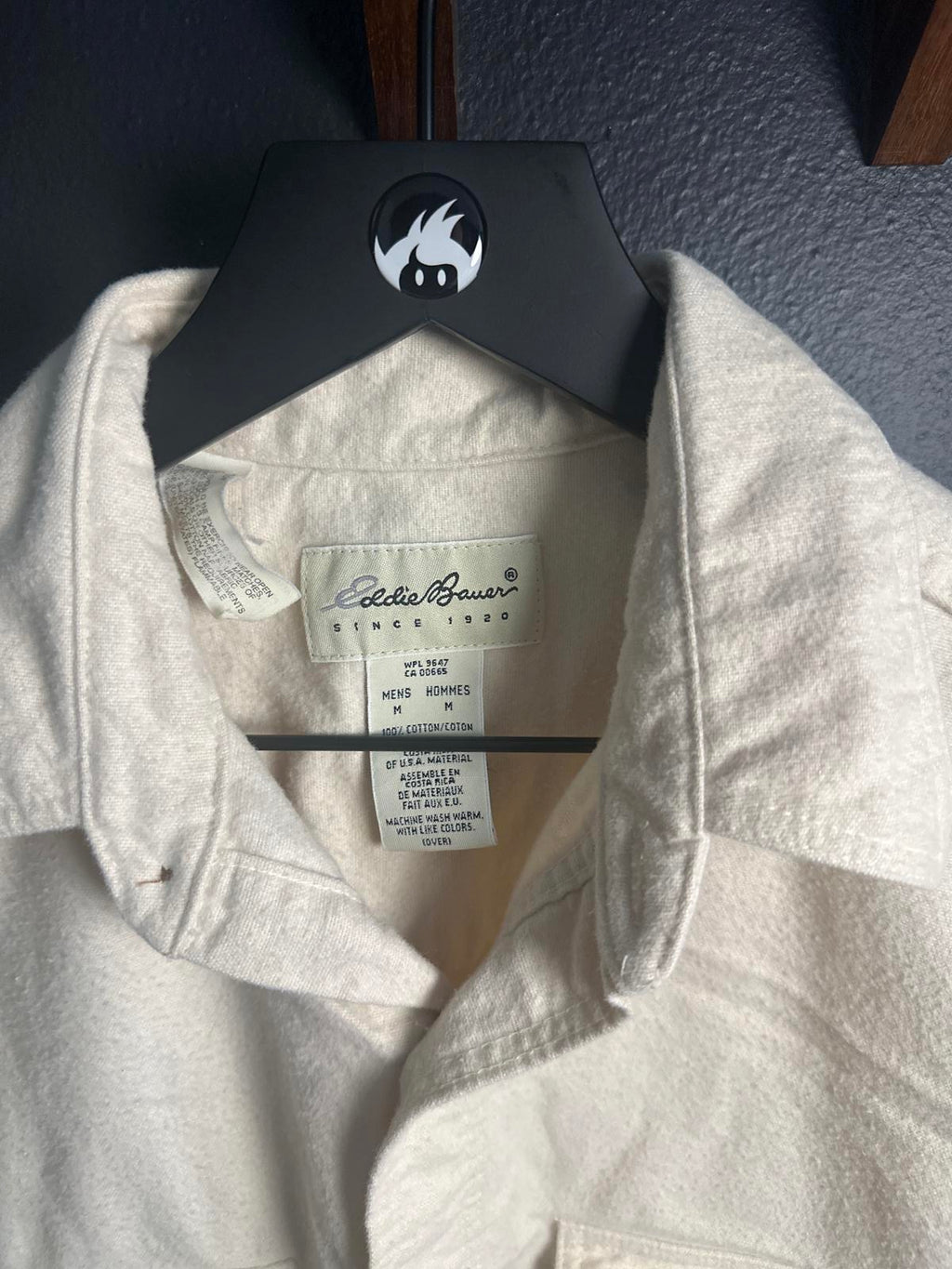 Eddie Bauer Cream Button-Up Shirt