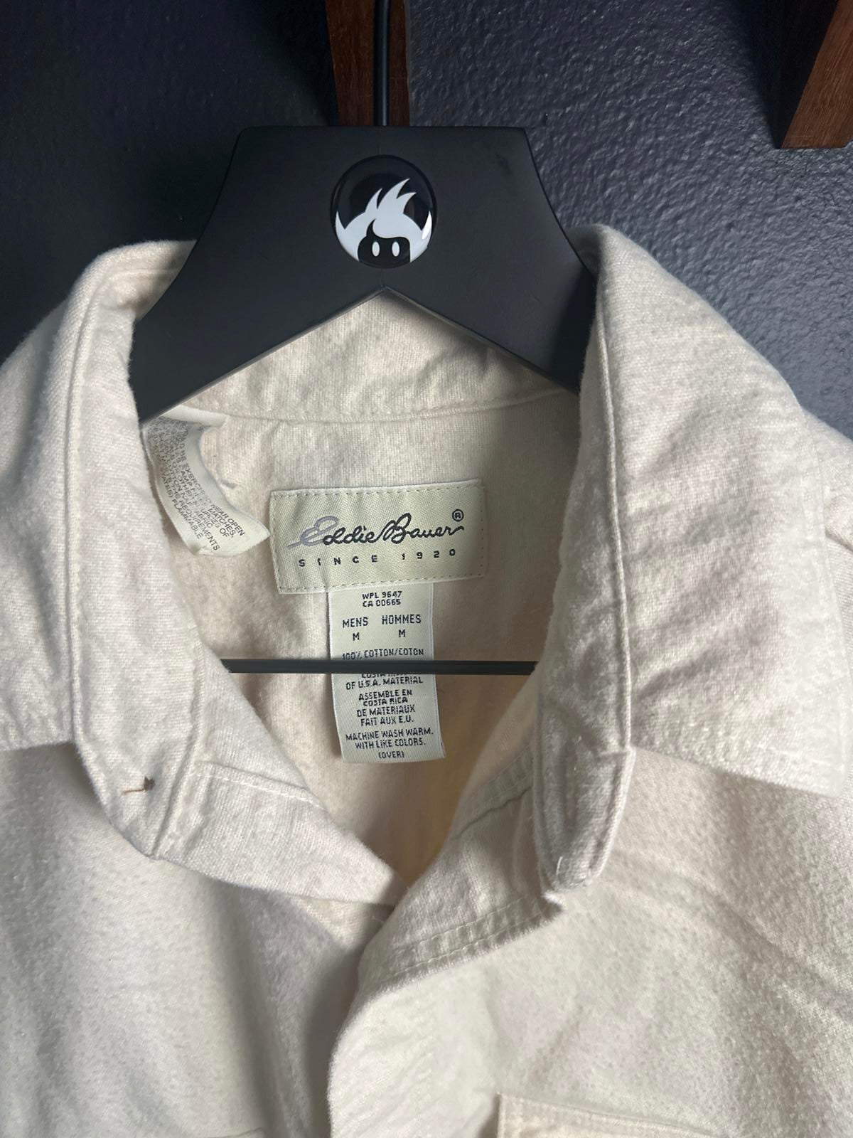 Eddie Bauer Cream Button-Up Shirt