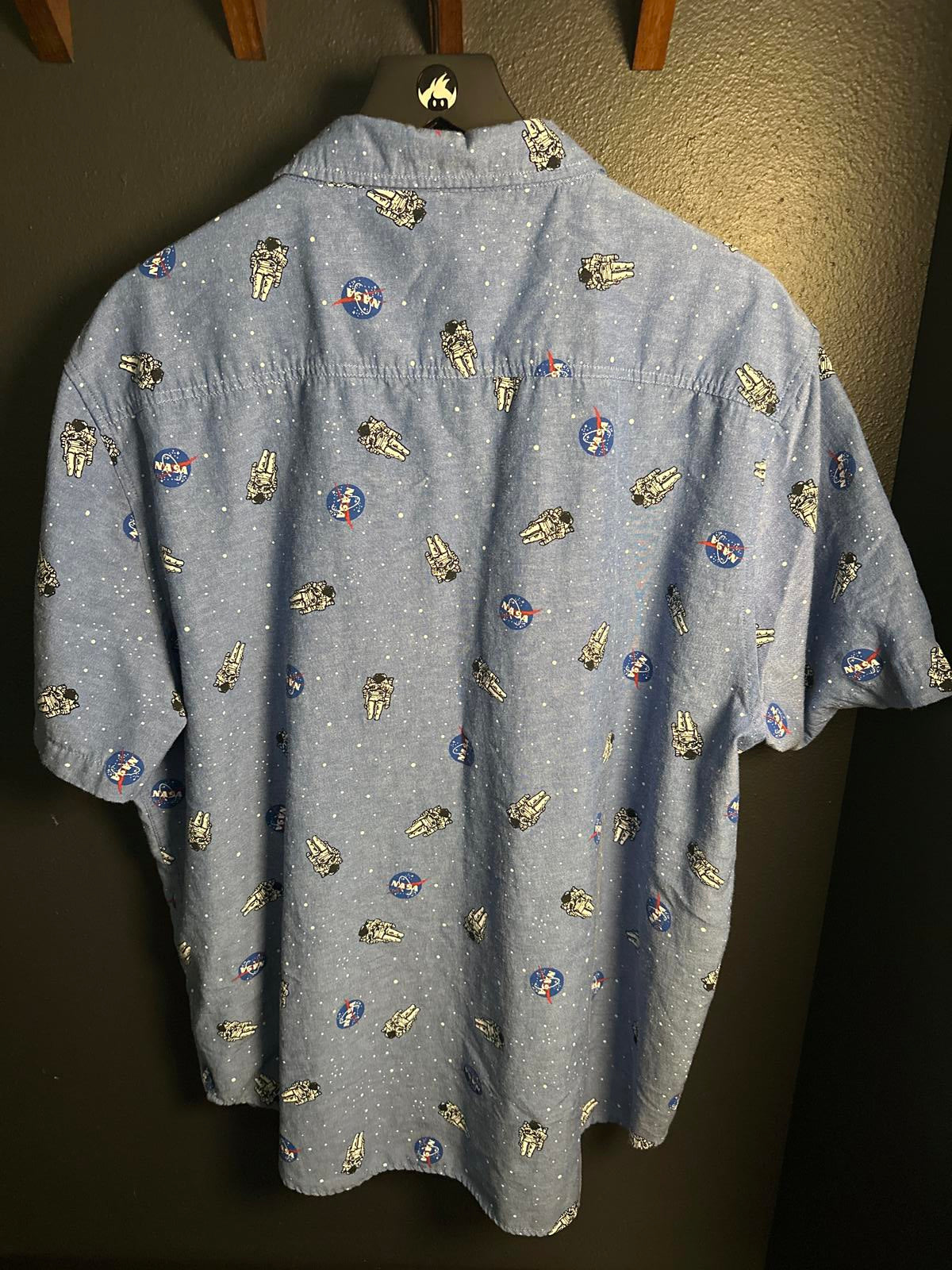 NASA Space Exploration Button-Up Shirt by Mad Engine