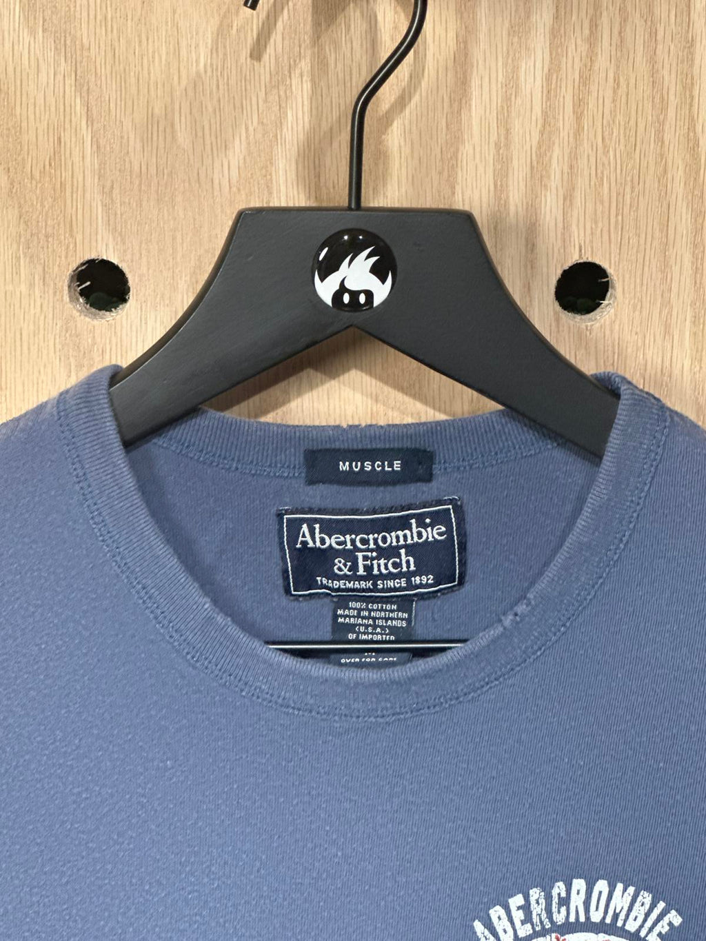 Abercrombie & Fitch Men's Muscle Tee Blue Size Medium