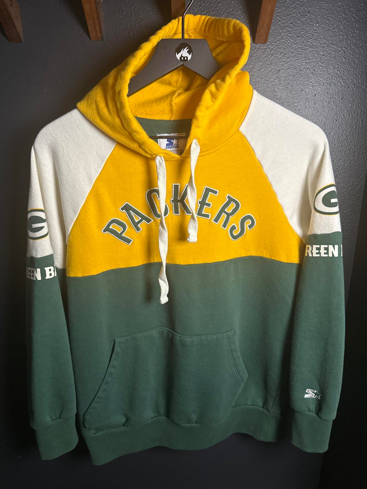 Green Bay Packers Hooded Sweatshirt - Vintage Style