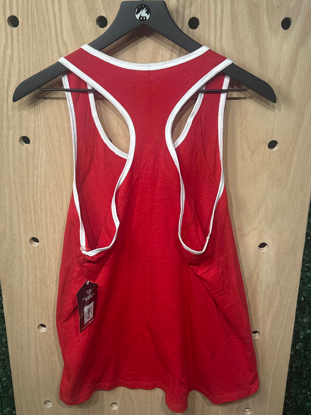 Wisconsin Badgers Women's Red Racerback Tank Top