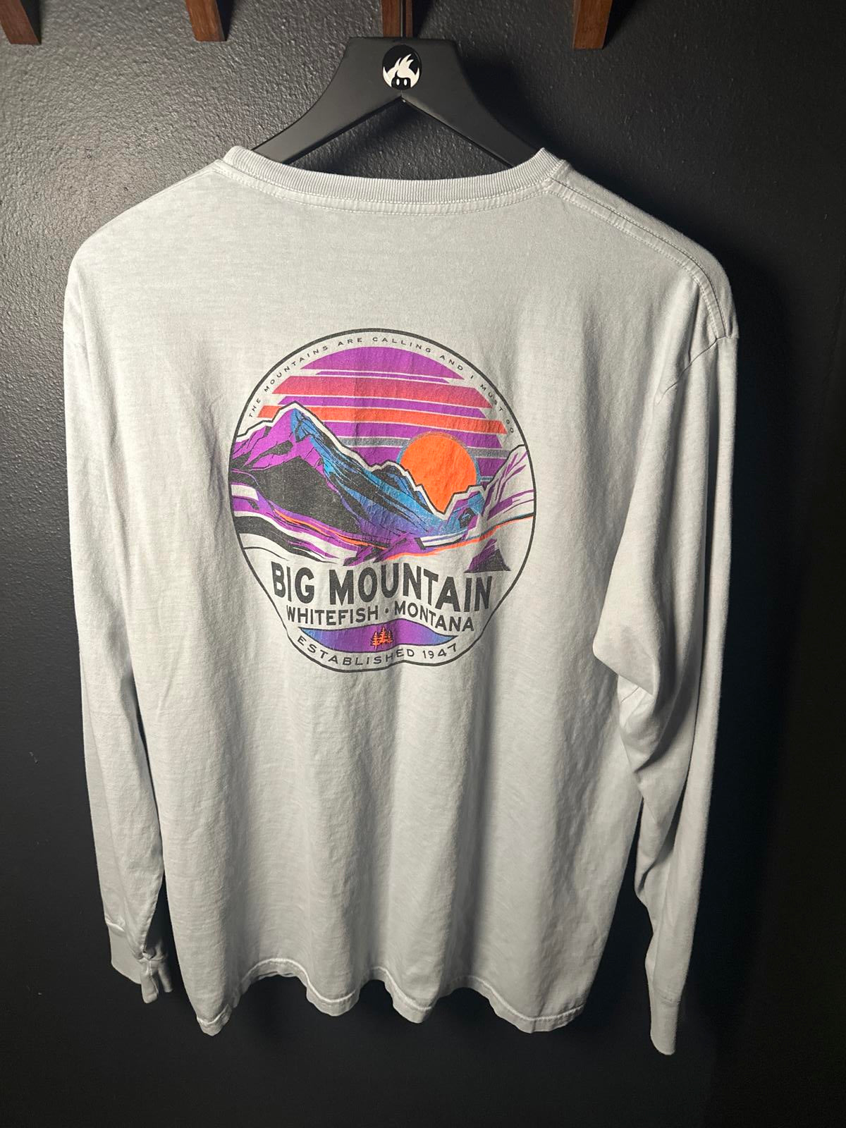 Big Mountain Long Sleeve Tee - Whitefish, Montana
