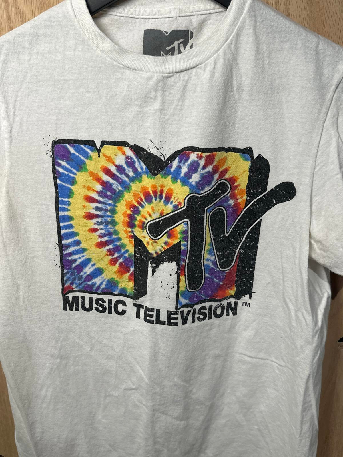 MTV Tie-Dye Logo Graphic Short Sleeve T-Shirt