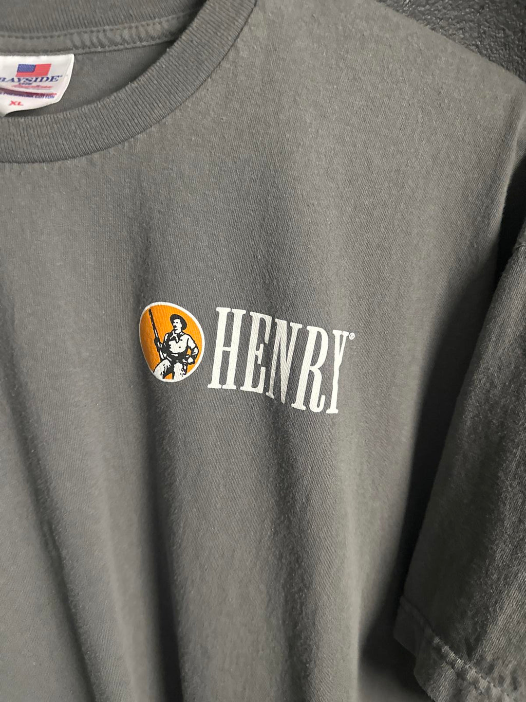 Henry Graphic Logo Men's T-Shirt Gray XL