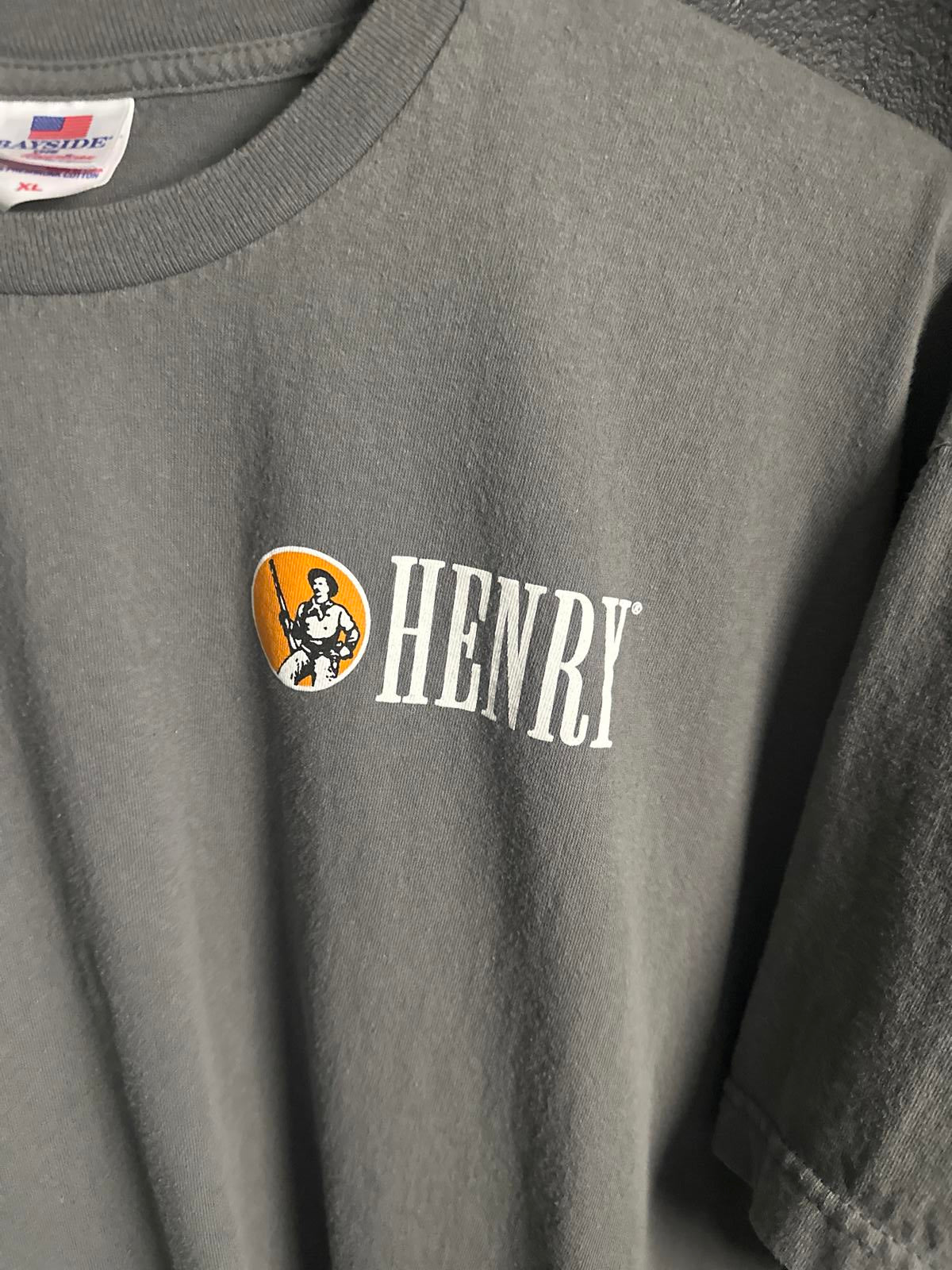 Henry Graphic Logo Men's T-Shirt Gray XL