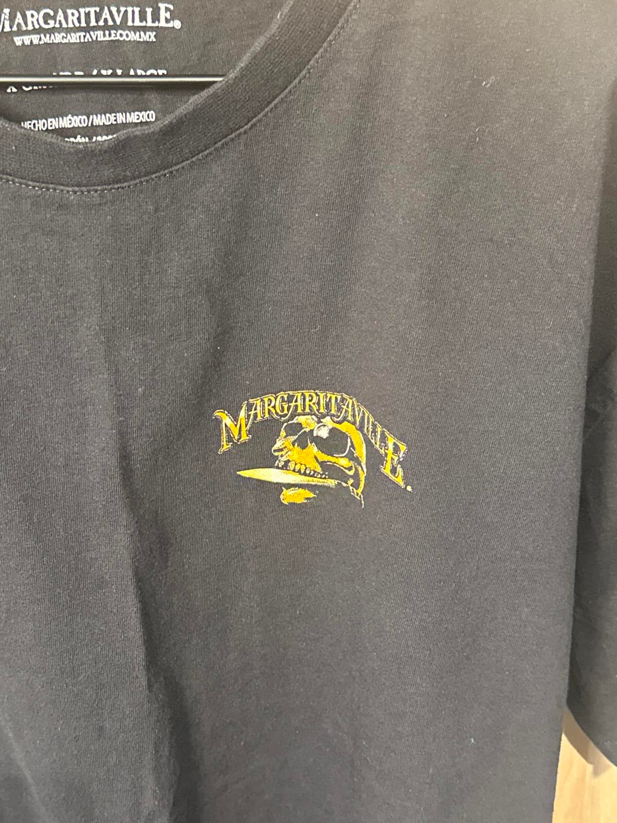 Margaritaville Black Short Sleeve T-Shirt, Size XL