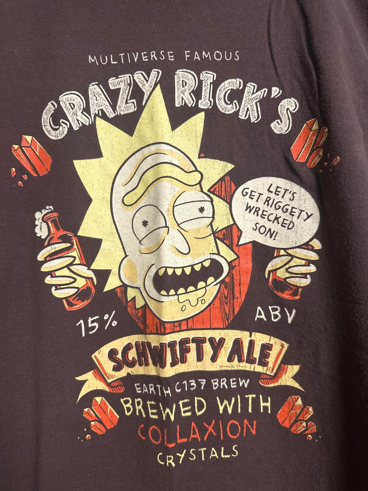 Crazy Rick's Schwifty Ale Graphic T-Shirt
