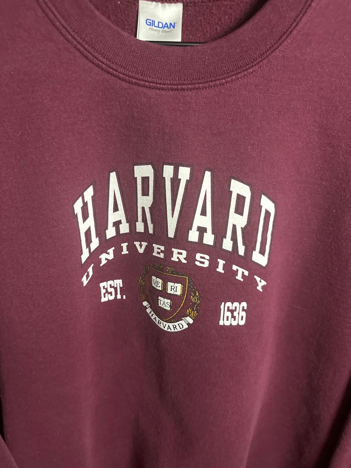 Harvard University Crewneck Sweatshirt - Classic Maroon