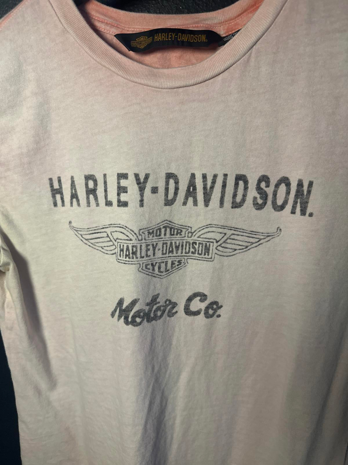 Harley-Davidson Graphic T-Shirt - Soft Pink