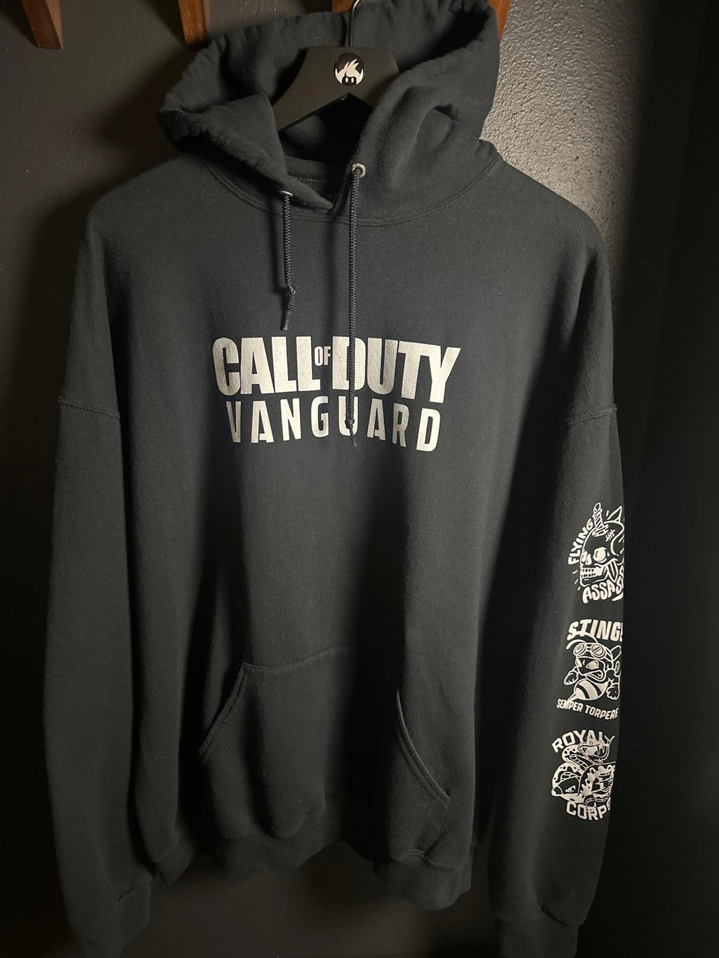 Call of Duty Vanguard Men's Black Hoodie Sweatshirt Size 2XL