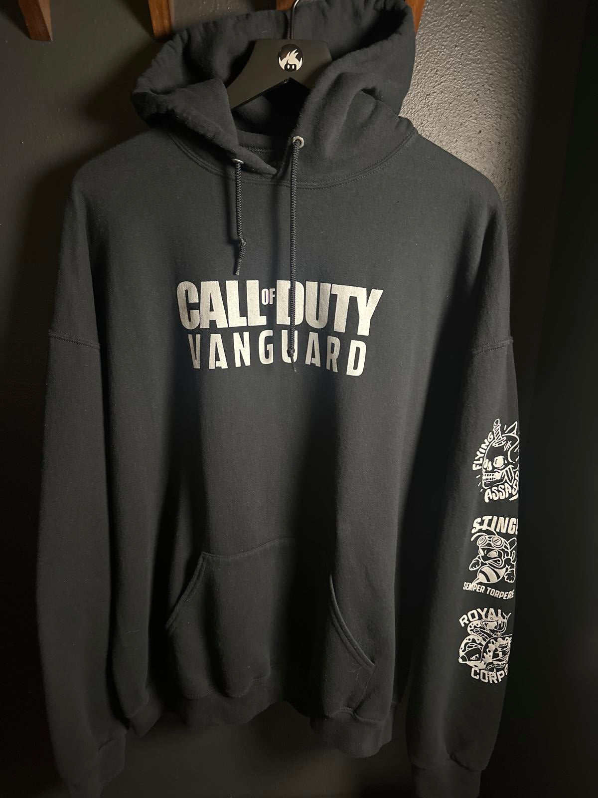 Call of Duty Vanguard Men's Black Hoodie Sweatshirt Size 2XL