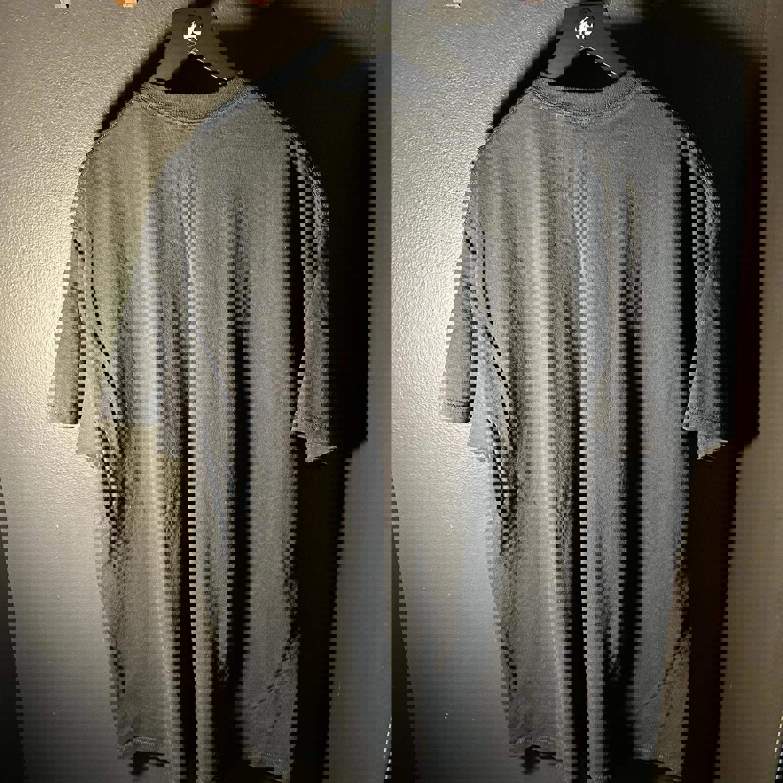 Black Graphic Wolves T-Shirt Men's XL