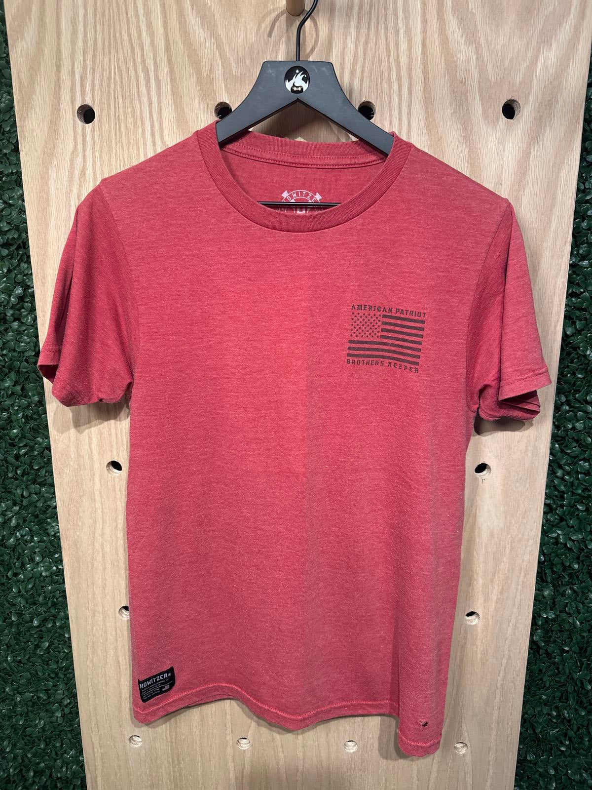 Howitzer American Patriot Red Short Sleeve T-Shirt