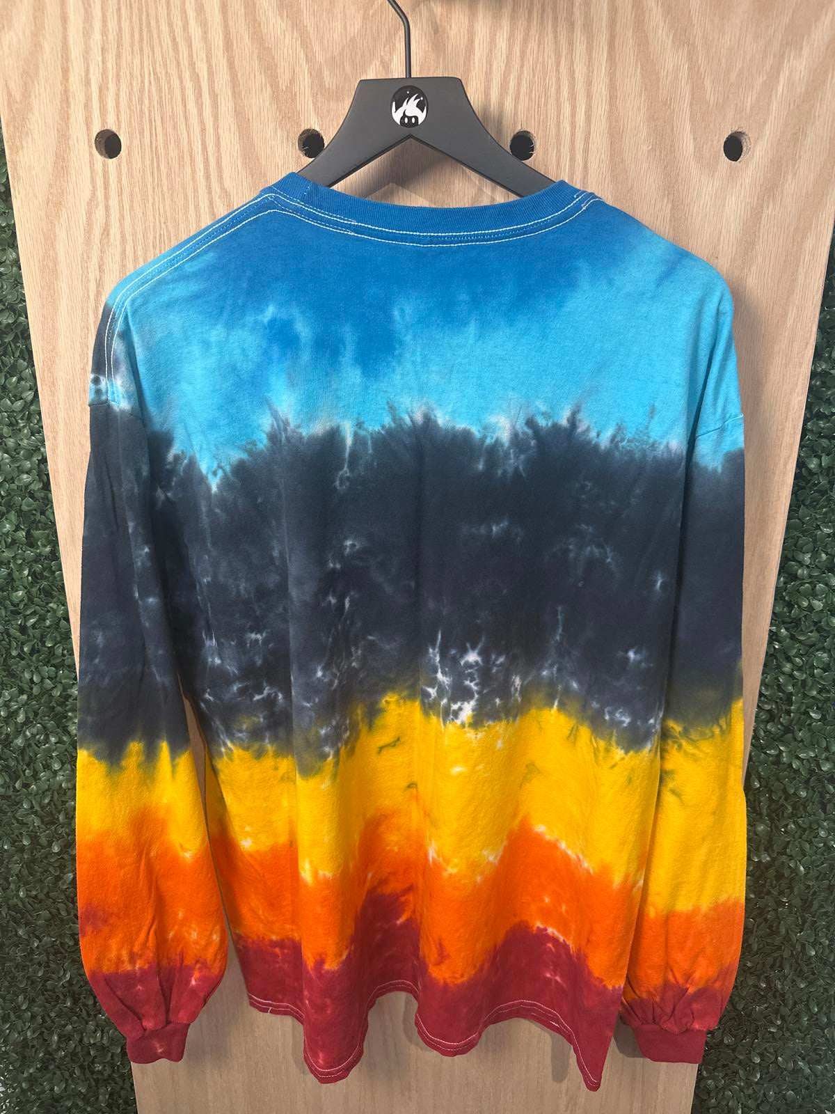 Led Zeppelin 1975 U.S. Tour Tie-Dye Long Sleeve T-Shirt XL