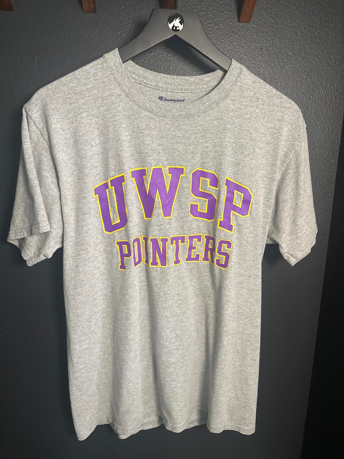 Champion UWSP UW Stevens Point Pointers Grey Men's T-Shirt