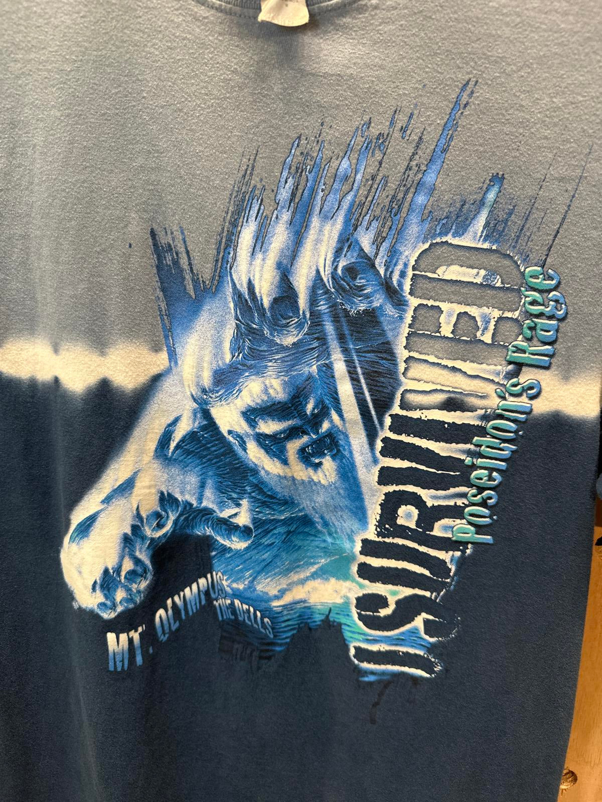 Kid-4-Not Blue Graphic Tie-Dye T-Shirt