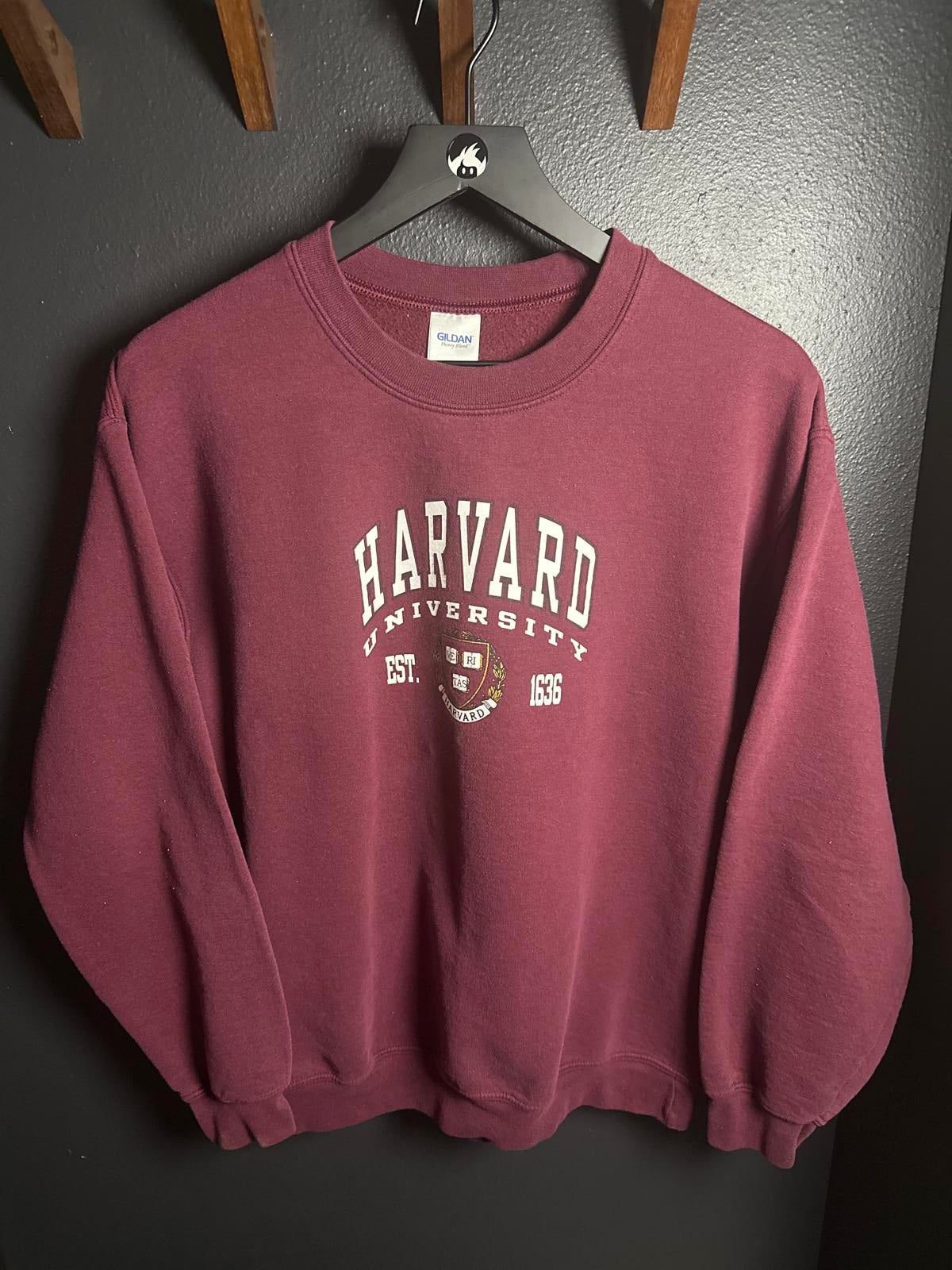 Harvard University Crewneck Sweatshirt - Classic Maroon