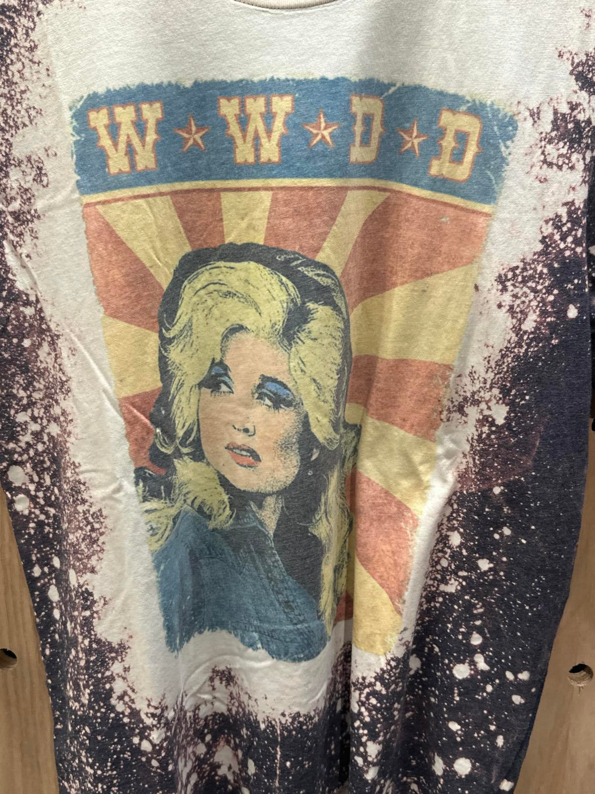 Vintage Style Graphic Woman's T-Shirt with WWDD Print
