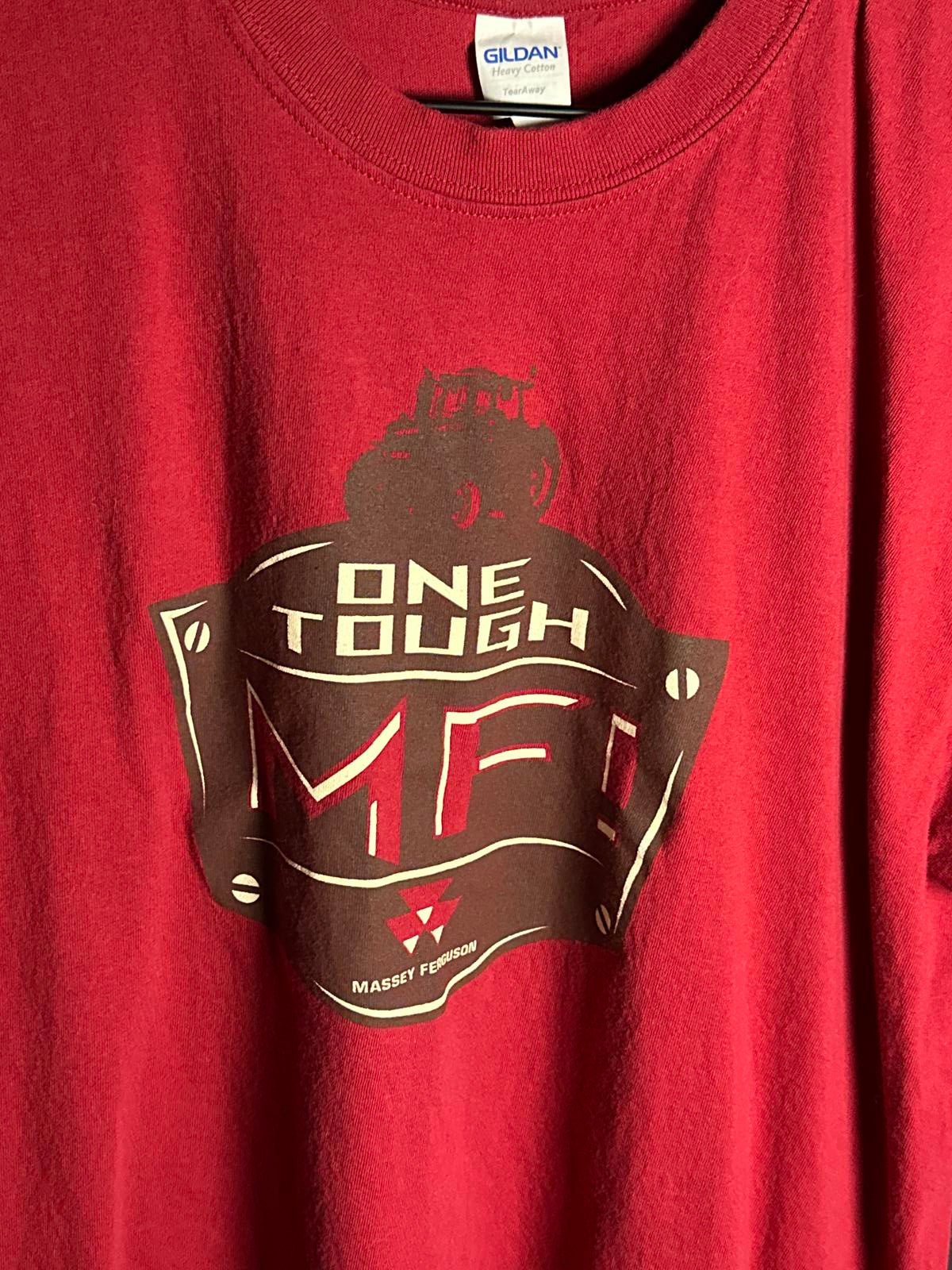 Massey Ferguson Red 'One Tough MF' Graphic T-Shirt