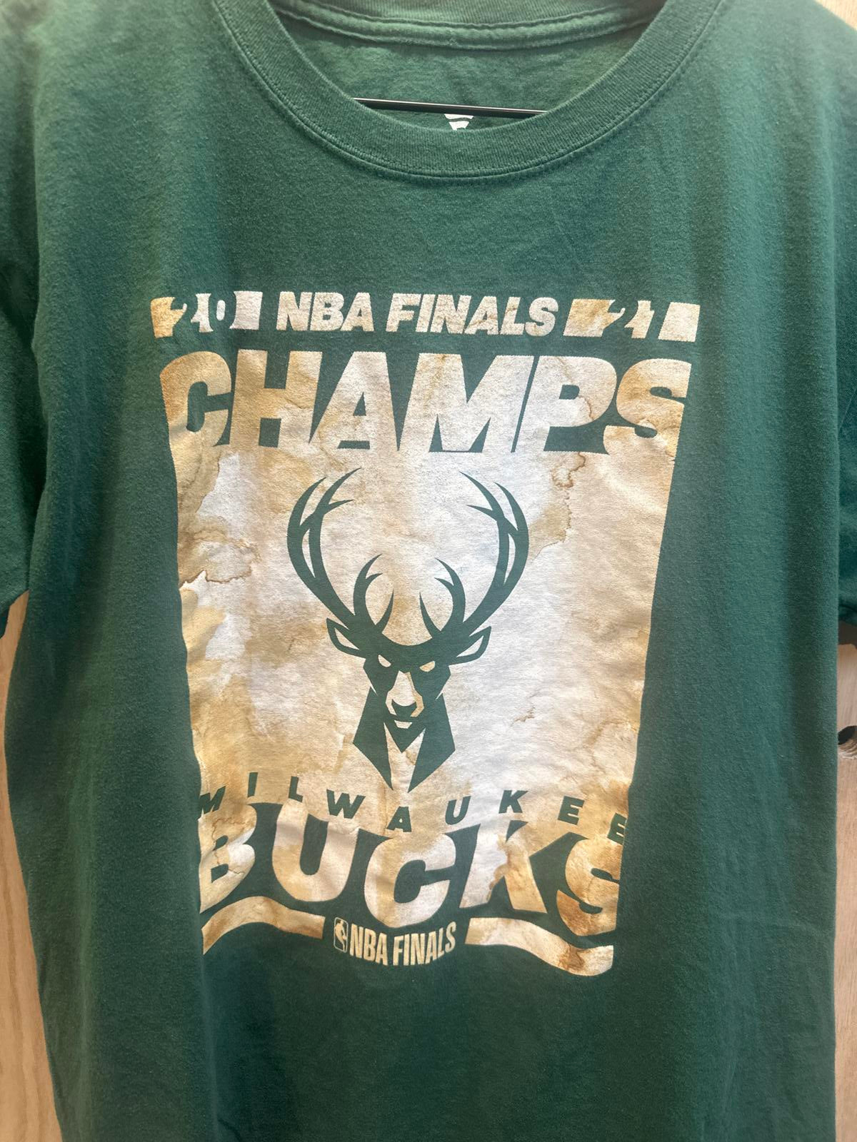 Milwaukee Bucks NBA Finals Champs Green T-Shirt