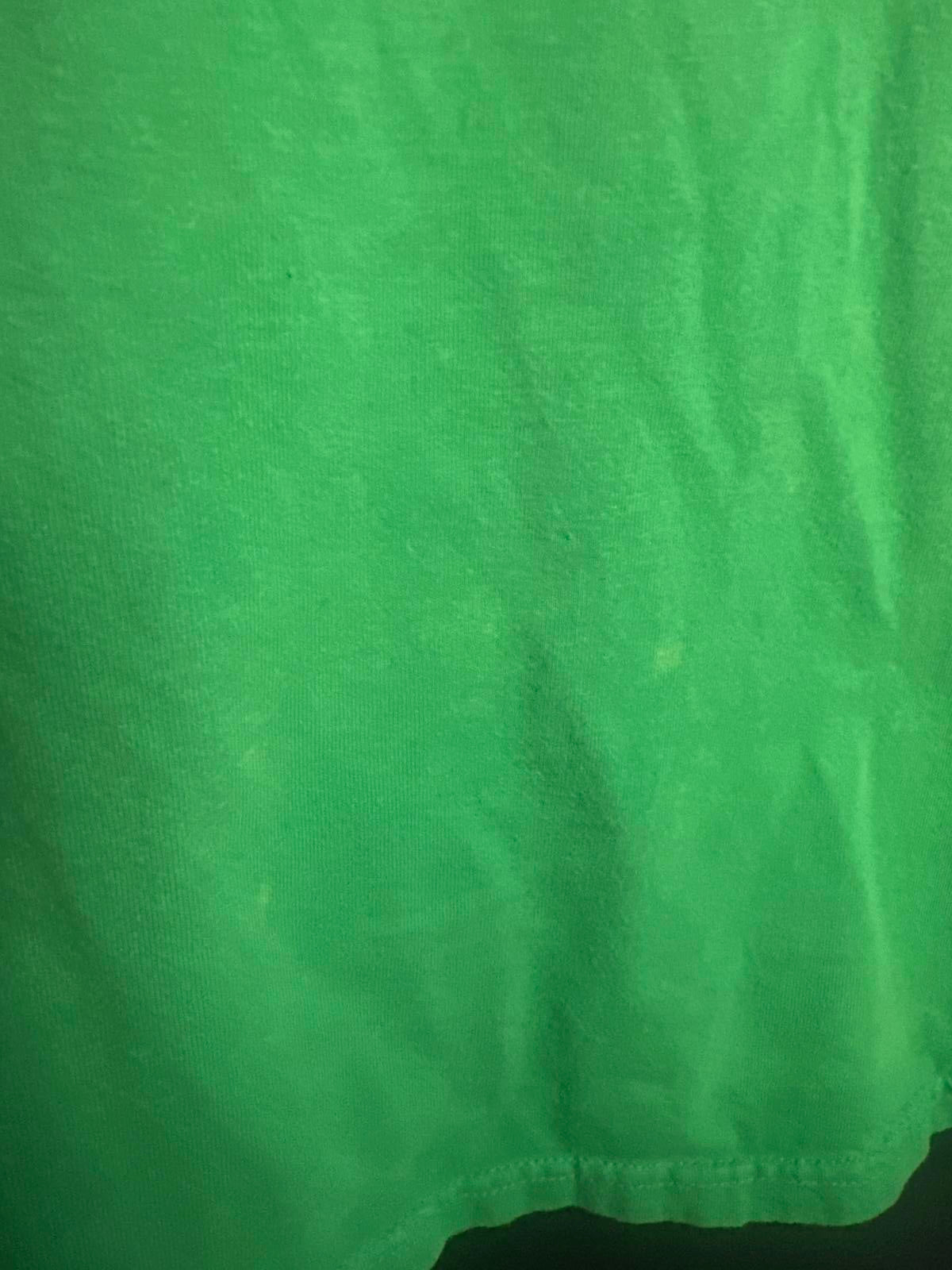 Green Gildan Ultra Cotton T-Shirt with Oscar Cartoon Face Print