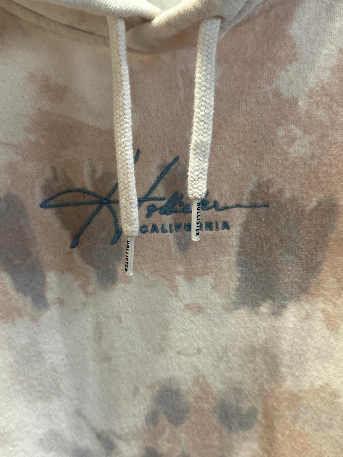 Hollister Tie-Dye Hoodie with Drawstring Hood