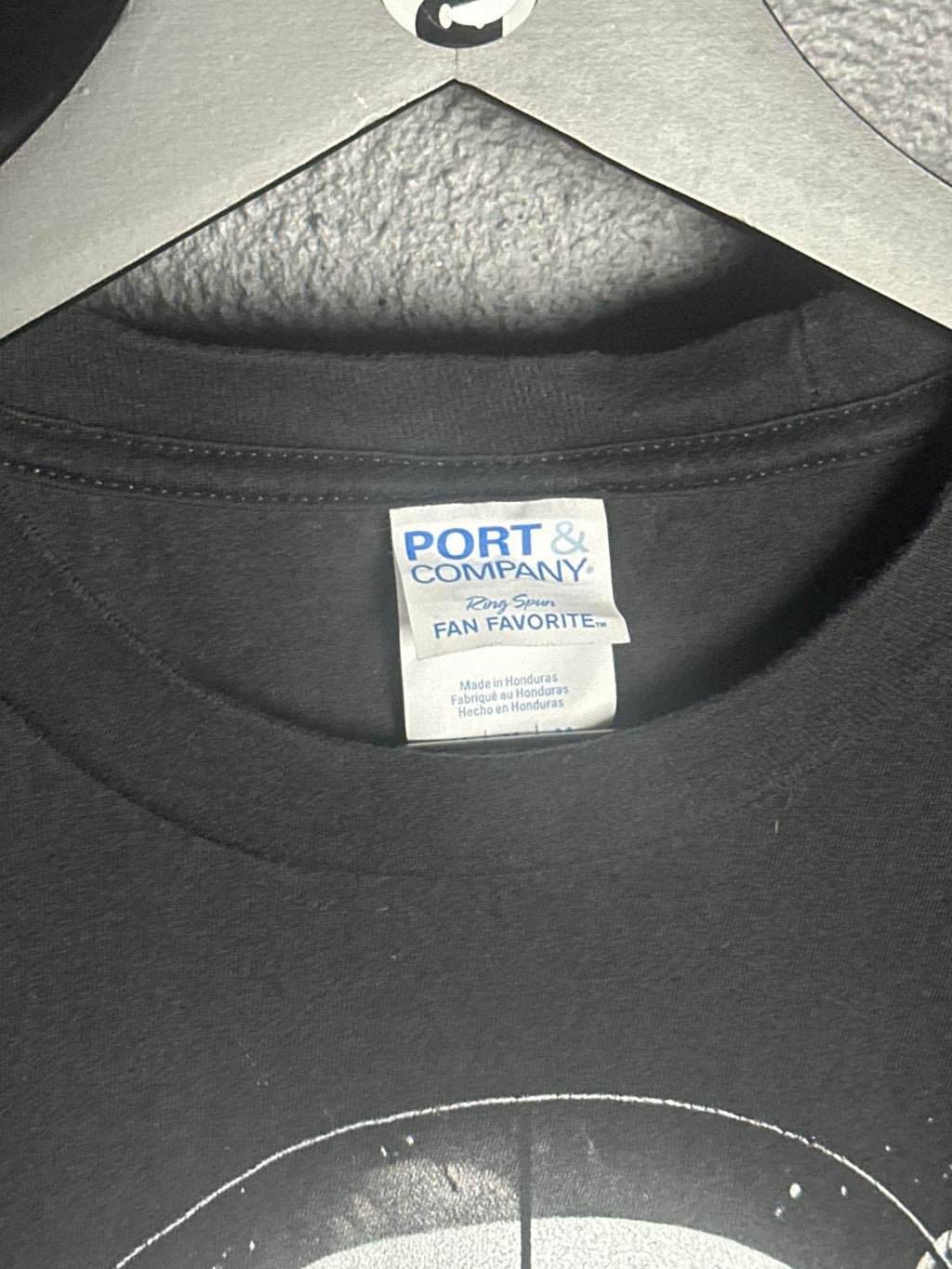 Port & Company Black Graphic Raven T-Shirt