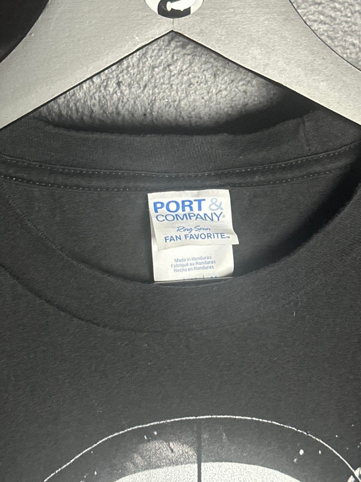 Port & Company Black Graphic Raven T-Shirt