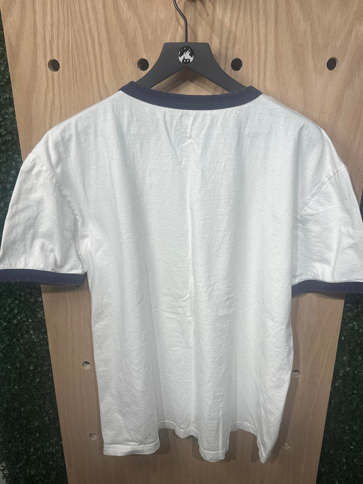 Milwaukee Brewers MLB Ringer T-Shirt White Navy Blue XL