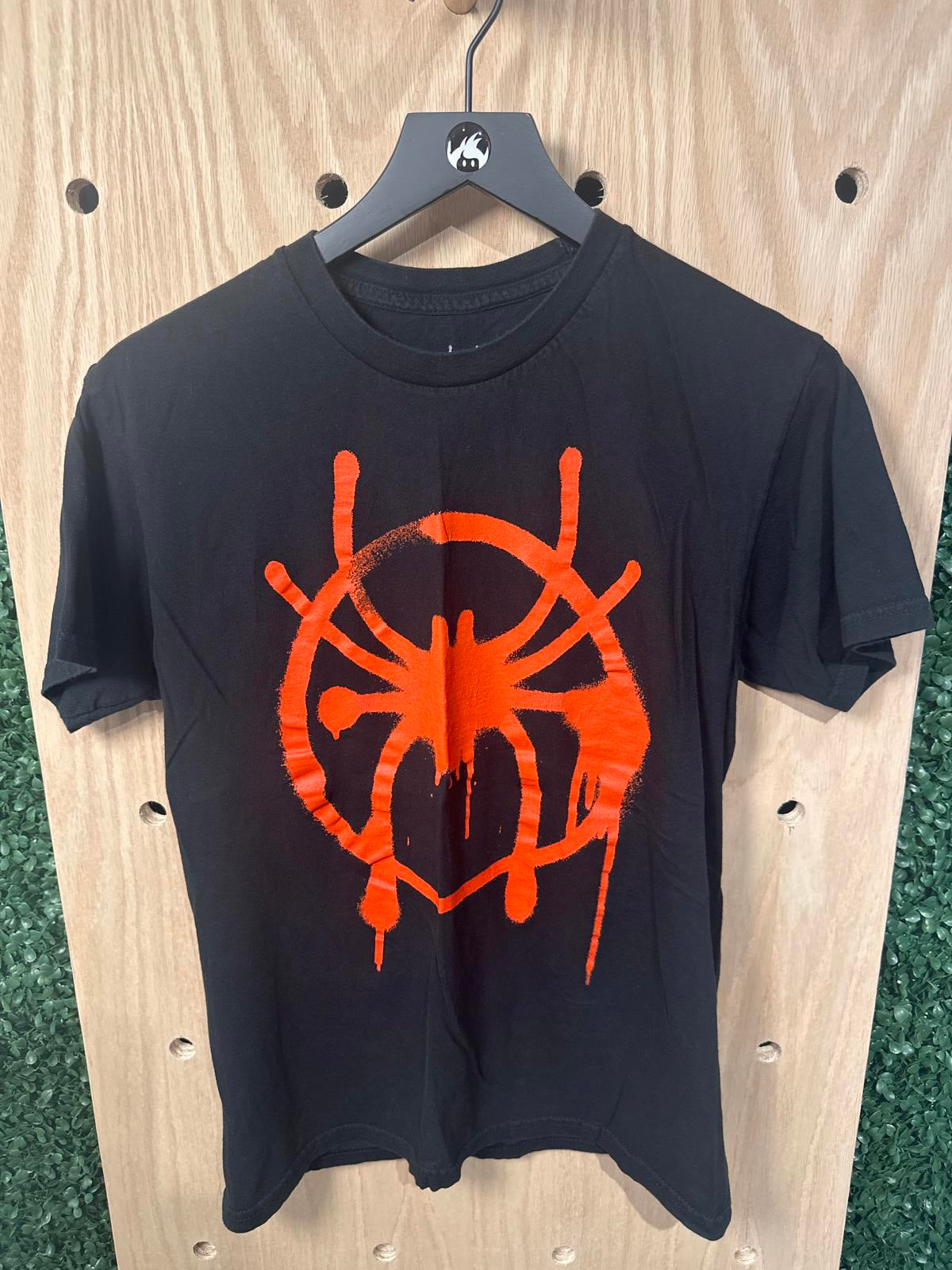 Spider-Man Black T-Shirt with Red Spider Logo