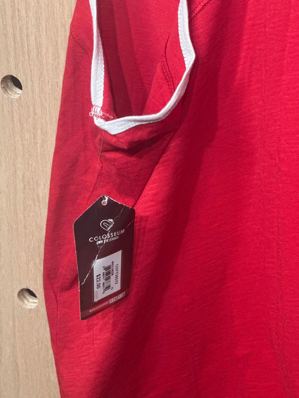 Wisconsin Badgers Women's Red Racerback Tank Top