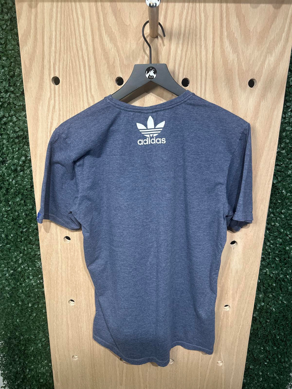 Adidas Men's Blue Crew Neck T-Shirt
